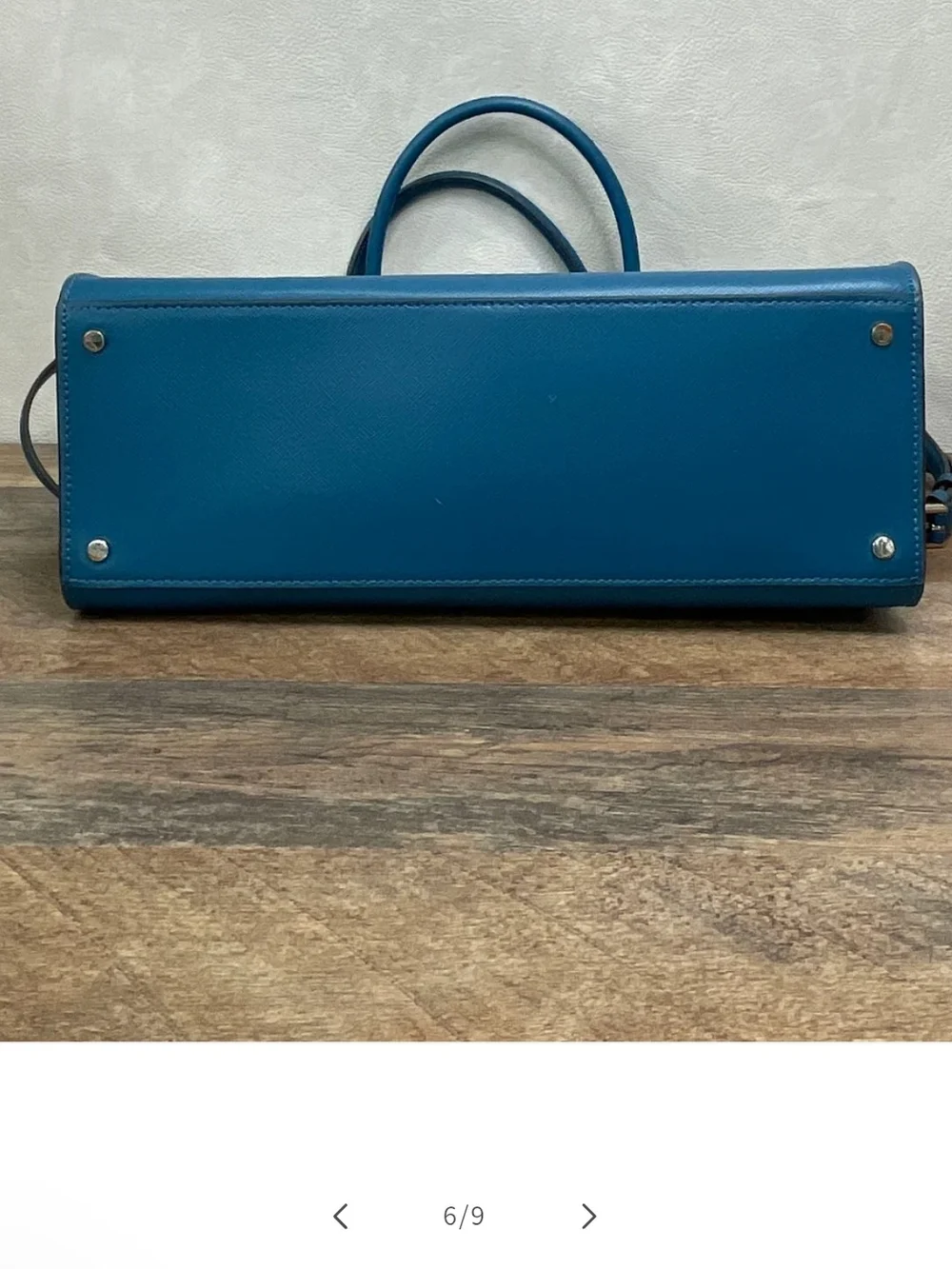 kate spade New York Teal Leather Satchel
